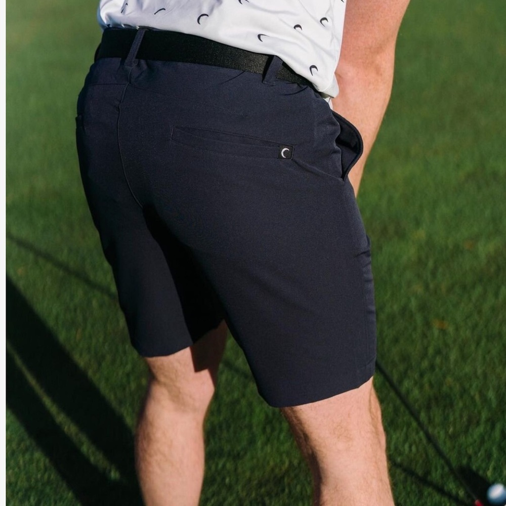 ZYIA Premium Clubhouse Shorts in Navy 11”
